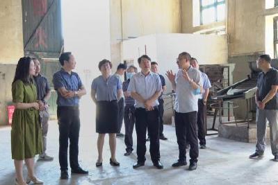 邓红静带队调研我县方舱医院、非遗传承展示馆建设情况