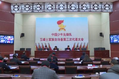 中国少年先锋队五峰土家族自治县第三次代表大会胜利召开