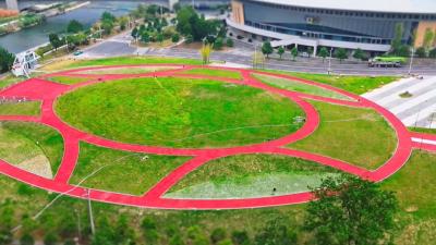 我县城区建成15处“口袋公园”