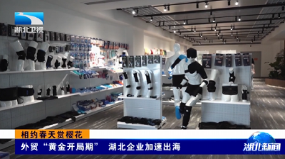 相约春天赏樱花 | 外贸“黄金开局期” 湖北企业加速出海