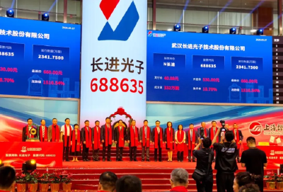 上市首日20亿元变600亿元，武汉长进光子是做什么的？