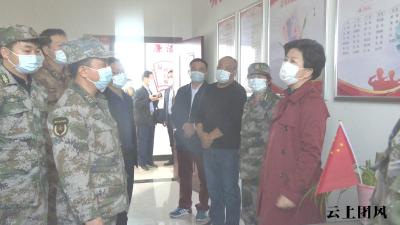 李玲到马曹庙镇调研武装工作暨民兵基层抓建工作