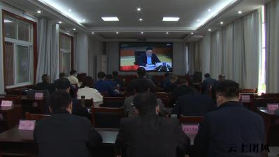 我县集中收看全市服务业发展工作视频会