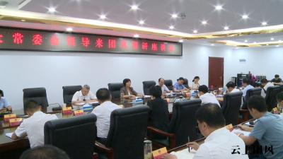 省人大常委会党组书记、常务副主任王玲来我县调研