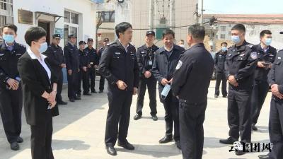 王文忠来我县开展巡河并调研公安基层工作