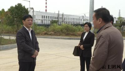 胡凯调研回龙山镇化工园项目征迁工作 