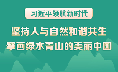 习近平领航新时代｜坚持人与自然和谐共生 擘画绿水青山的美丽中国