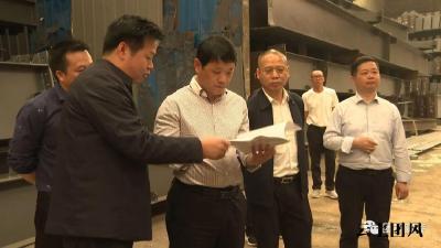  胡凯督导挥发性有机废气污染防治和钢构企业废气污染整治工作 