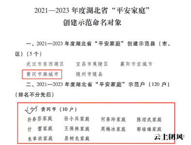 省级示范！我县总路咀镇孙小兵家庭上榜