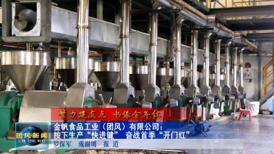 金帆食品工业（团风）有限公司：按下生产“快进键” 奋战首战首季“开门红”