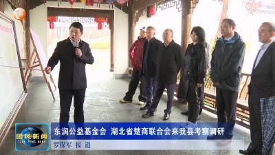 东润公益基金会 湖北省楚商联合会来我县考察调研