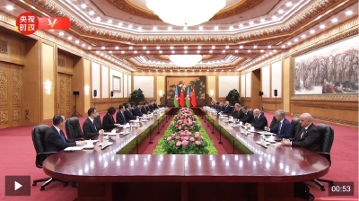 独家视频丨习近平：我愿同总统先生一道努力 开启中阿全方位合作新篇章