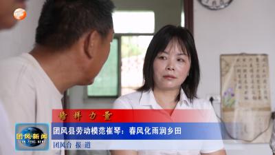 榜样力量  团风县劳动模范崔琴：春风化雨润乡田