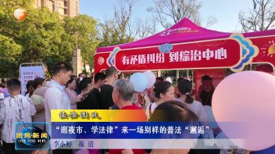 法治团风  “逛夜市、学法律”来一场别样的普法“邂逅”