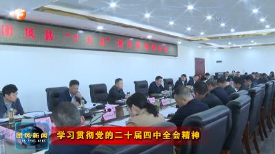学习贯彻党的二十届四中全会精神 刘君峰主持召开全县“十五五”项目谋划调度会