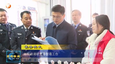 法治团风  刘君峰调研督导禁毒工作