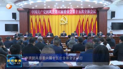 中共团风县委六届十五次全体会议举行