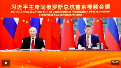 独家视频丨习近平：中俄两国要把握历史契机 确保中俄关系继续沿着正确轨道不断发展