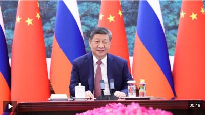 独家视频丨习近平：今天恰逢中国农历立春 我愿同普京总统共同擘画两国关系新的蓝图
