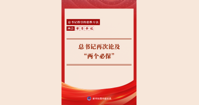 两会学习手记 | 总书记再次论及“两个必保”