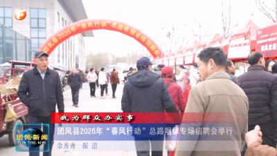 我为群众办实事 团风县2026年“春风行动”总路咀镇专场招聘会举行