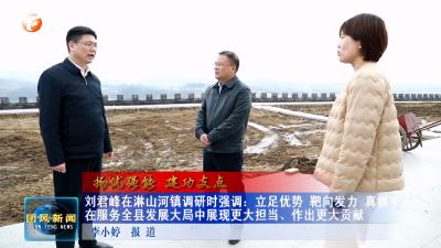 扬优强能 建功支点  刘君峰在淋山河镇调研时强调：立足优势 靶向发力 真抓实干  在服务全县发展大局中展现更大担当、作出更大贡献