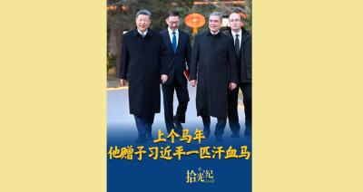拾光纪·马年再会老朋友，上个马年他赠予习近平一匹汗血马