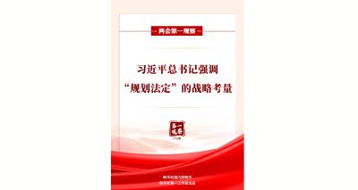 习近平总书记强调“规划法定”的战略考量