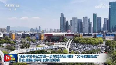 习近平总书记对进一步总结好运用好“义乌发展经验”作出重要指示引发热烈反响