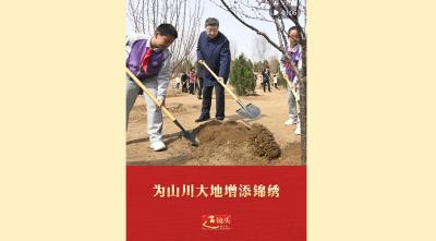 近镜头｜为山川大地增添锦绣