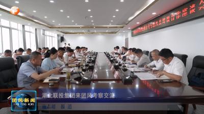 湖北联投集团来团风考察交流