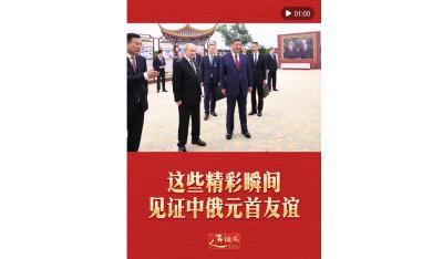 近镜头｜这些精彩瞬间，见证中俄元首友谊