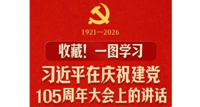 收藏！一图学习习近平在庆祝建党105周年大会上的讲话