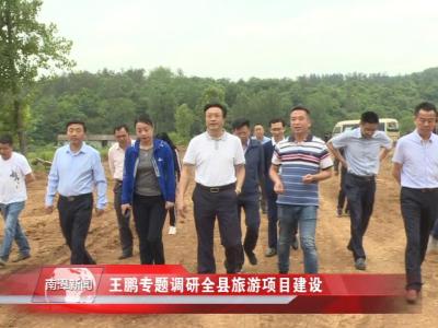 南漳新闻丨王鹏专题调研全县旅游项目建设