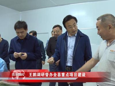 南漳新闻丨王鹏调研督办全县重点项目建设