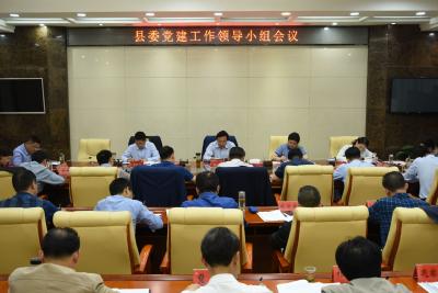 全县党建工作领导小组会议召开
