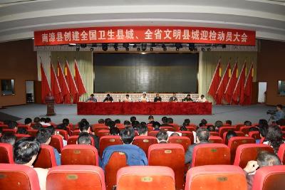 王鹏在创建全国卫生县城、全省文明县城迎检动员大会上强调：以背水一战的决心 全力打好“双创”攻坚战