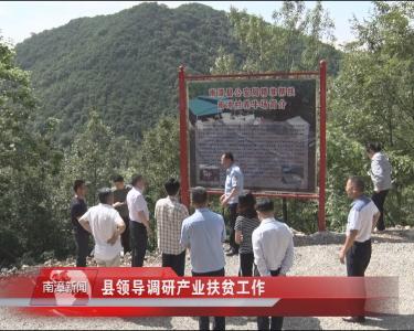南漳新闻丨县领导调研产业扶贫工作