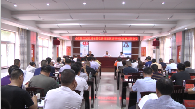 全县社区减负增效暨党建规范化建设拉练观摩总结会召开