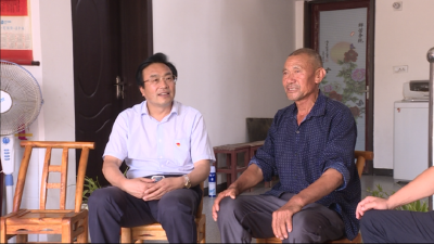 王鹏走访慰问老党员