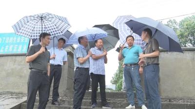 省防汛抗旱指挥部调研组到我县调研防汛抗旱工作
