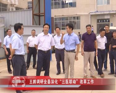 南漳新闻丨王鹏调研全县深化“三医联动”改革工作