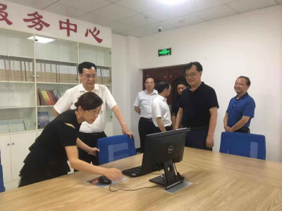 【快讯】省档案馆到我县调研档案馆工作情况