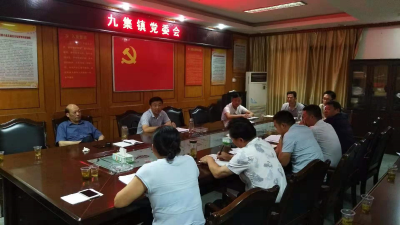 九集镇集中学习传达县委十四届七次全体（扩大）会议精神  