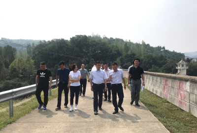 【快讯】市领导到我县调研防汛抗旱工作  