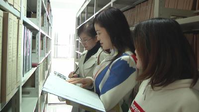 县档案馆复查县税务局档案目标管理“省特级””资格
