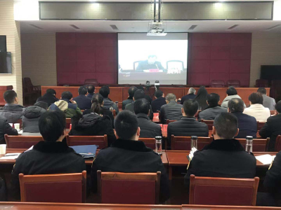 【快讯】我县组织收听收看全市根治欠薪工作视频会议  