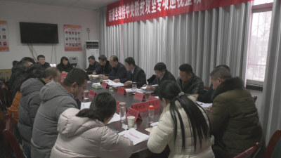 我县开展迎接中央脱贫攻坚专项巡视整改“回头看”督办会  