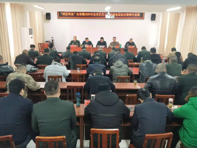 “两征两退”改革暨2020年全省征兵工作电视电话会召开  