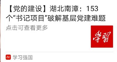 【党的建设】湖北南漳：153个“书记项目”破解基层党建难题